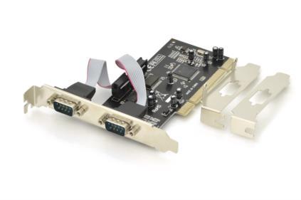 4016032309369 Kontroler COM DIGITUS PCI 2xRS-232/COM, Low Profile, Chipset: MCS9865  - Incom Group
