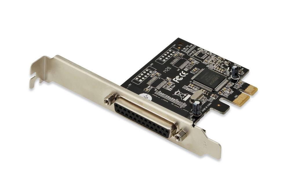 4016032309383  - Incom Group
 Kontroler LPT DIGITUS PCIe, 1x Parallel/LPT, Low Profile, Chipset AX99100