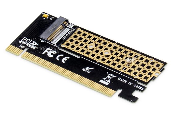  - Incom Group
 Karta rozszerzeń (Kontroler) DIGITUS M.2NVMe SSD PCIe 3.0 x16 SATA 4016032464426