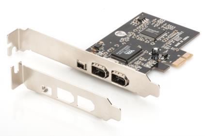  - Incom Group
 4016032442592 Kontroler Firewire (400) DIGITUS PCI Express, 3xZew. IEEE1394a 6pin + Mini, Low Profile