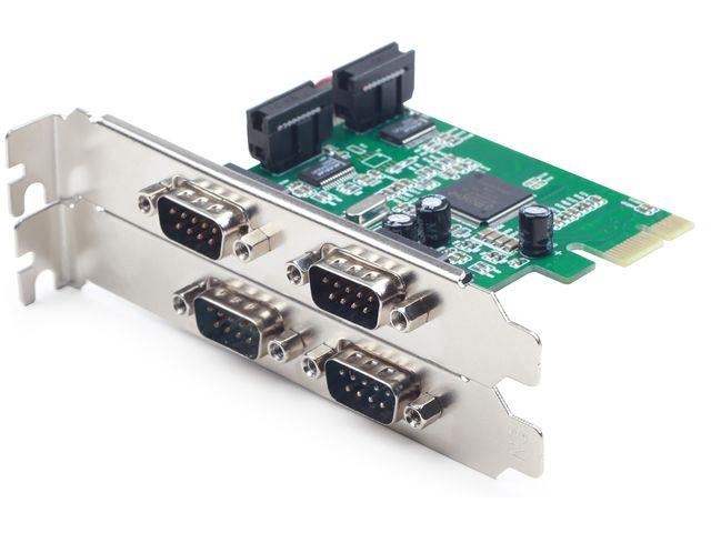 Kontroler COM Gembird SPC-2 PCIe - 4x RS-232/COM 9-pin  - Incom Group
 8716309085656