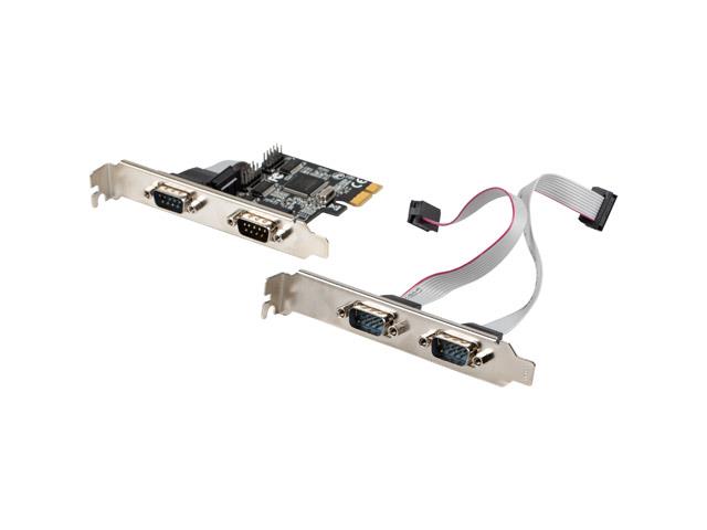 5901969418149 Karta Lanberg PCI Express -> COM 9Pin x4 + śledzie low profile  - Incom Group
