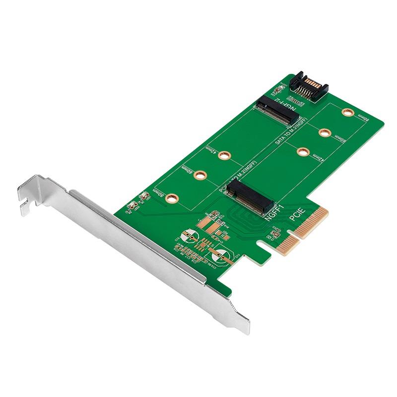 4052792050103  - Incom Group
 Adapter LogiLink PC0083 podwójny M.2 SSD SATA i PCIe SATA