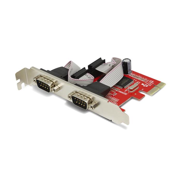 4894160003713 Kontroler COM Unitek Y-7504 PCIe 2x COM/RS-232  - Incom Group
