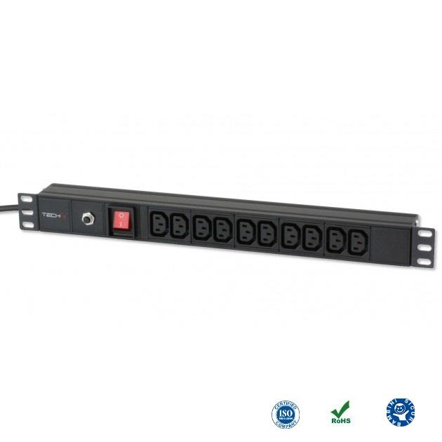  - Incom Group
 8054529023783 Listwa zasilająca Rack19" do UPS TechlyPro 10 gniazd 2m czarna