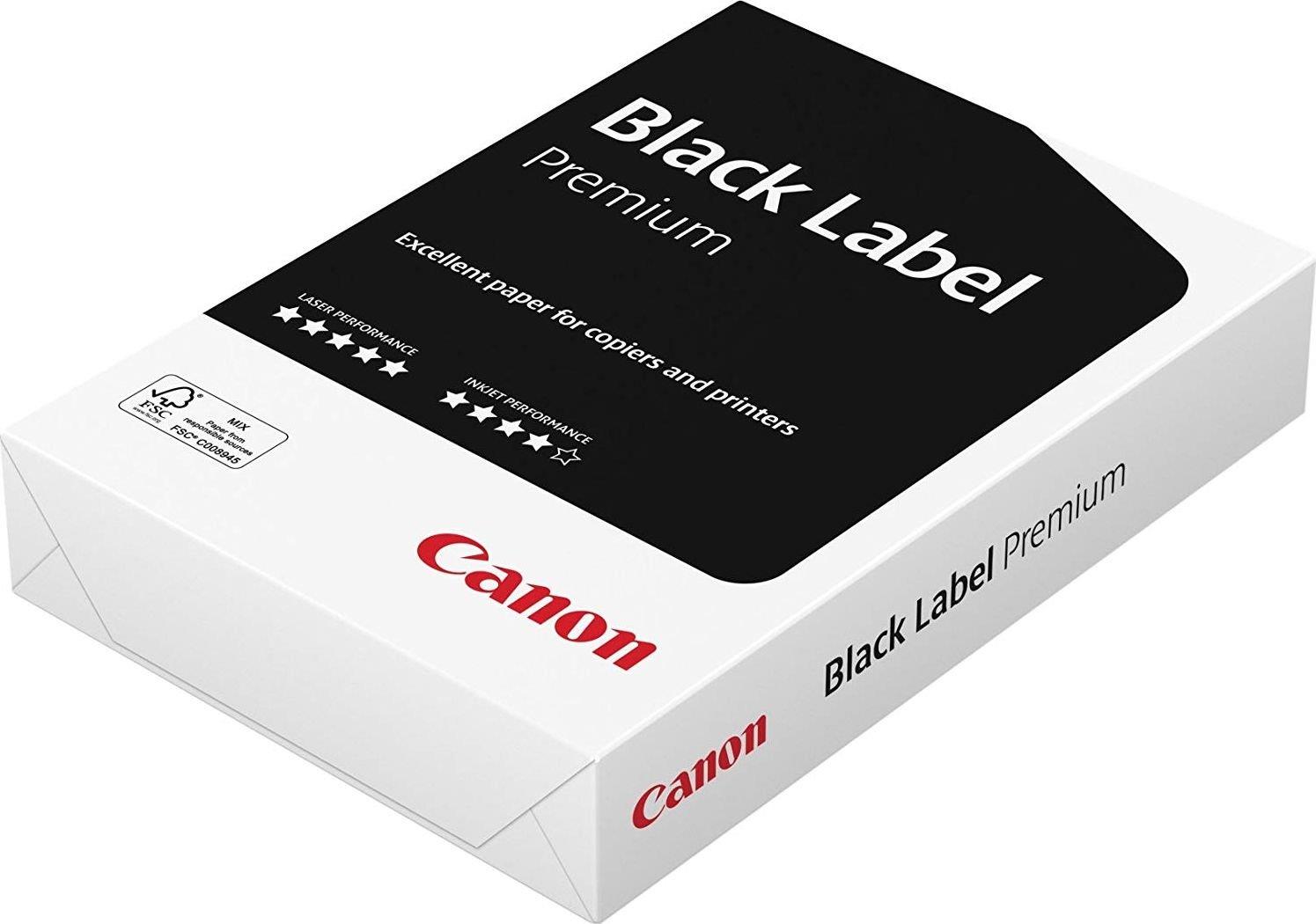 Papier ksero Canon Black Label A4 80g - Karton 5x ryza (2500 arkuszy) 8713878055264  - Incom Group
