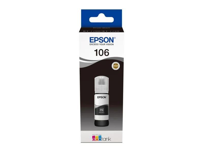 8715946643304 Tusz Epson 106 EcoTank Photo Black 70ml (C13T00R140)  - Incom Group
