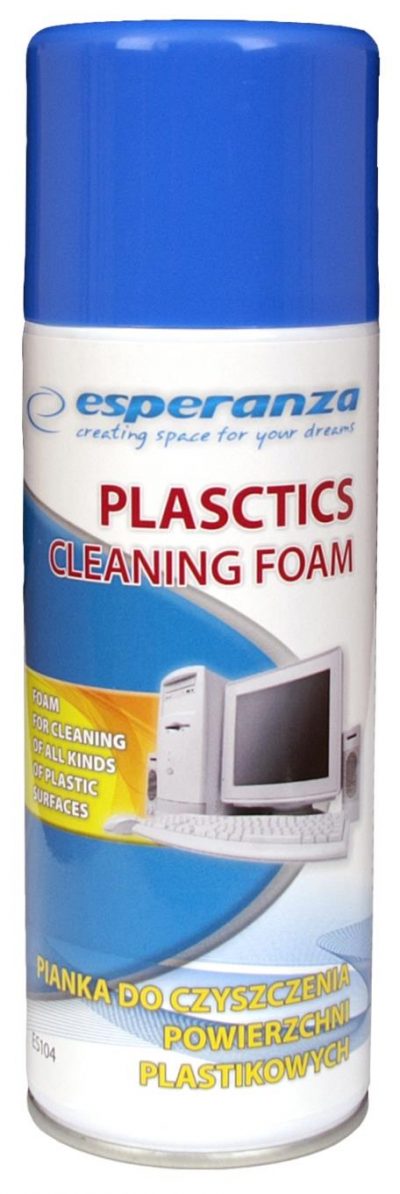 Pianka do czyszczenia plastiku Esperanza ES104 400ml 5905784766744  - Incom Group
