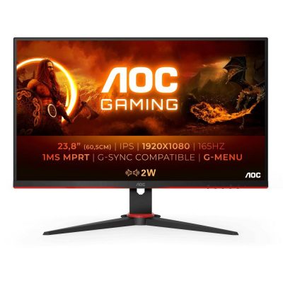 Monitor AOC 23,8" 24G2SPAE/BK VGA HDMI 2xDP głośniki 2Wx2  - Incom Group
 4038986140553