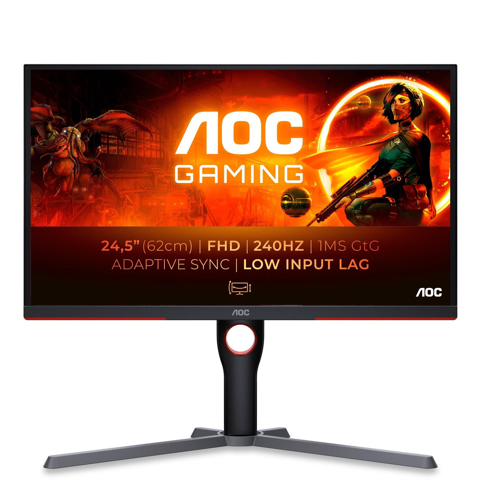 Monitor AOC 24,5" 25G3ZM/BK 2xHDMI DP 4038986140911  - Incom Group
