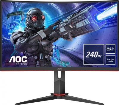 4038986187381 Monitor AOC 27" C27G2ZE/BK 2xHDMI DP  - Incom Group
