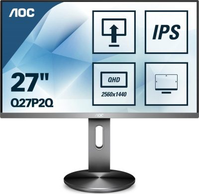 4038986187961  - Incom Group
 Monitor AOC 27" Q27P2Q VGA DVI HDMI DP 4xUSB 3.1 głośniki