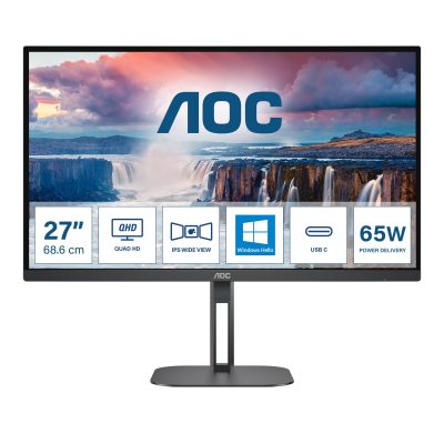  - Incom Group
 4038986180412 Monitor AOC 27"  Q27V5N/BK HDMIx2 DP głośniki