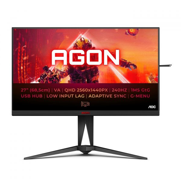 Monitor AOC 27" AGON AG275QZN/EU 2xHDMI 2xDP  - Incom Group
 4038986180436