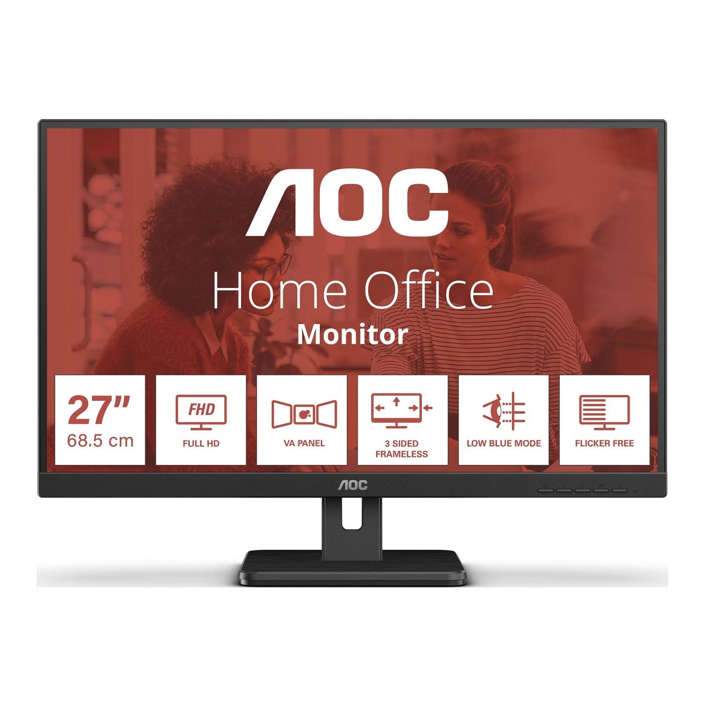 4038986180696  - Incom Group
 Monitor AOC 27" 27E3UM HDMI DP 2xUSB głośniki