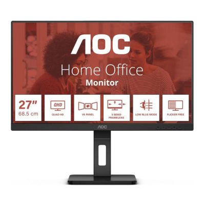 4038986181310 Monitor AOC 27" Q27E3UMF HDMI DP VGA USB 3.0 głośniki 2x2W  - Incom Group
