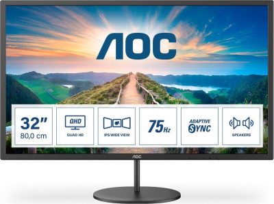 Monitor AOC 31,5" Q32V4 HDMI DP głośniki  - Incom Group
 4038986119900