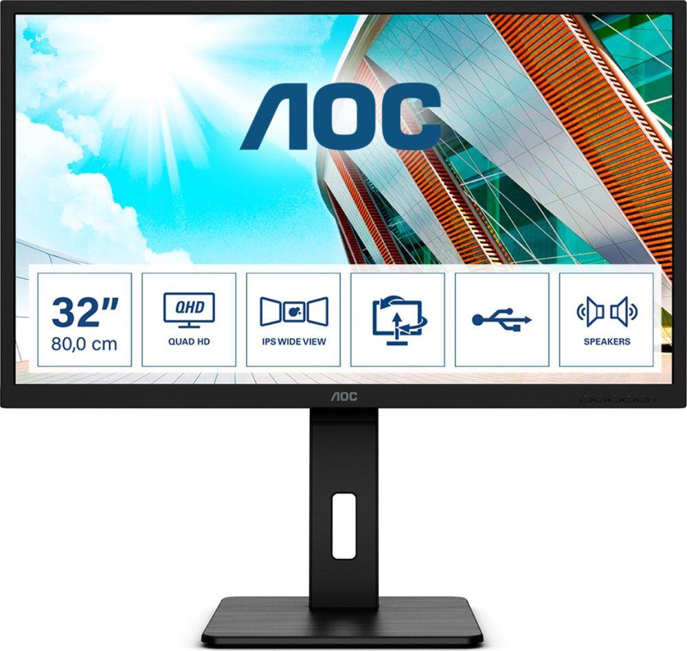 4038986118170  - Incom Group
 Monitor AOC 31,5" Q32P2 2xHDMI DP 4xUSB 3.1 głośniki