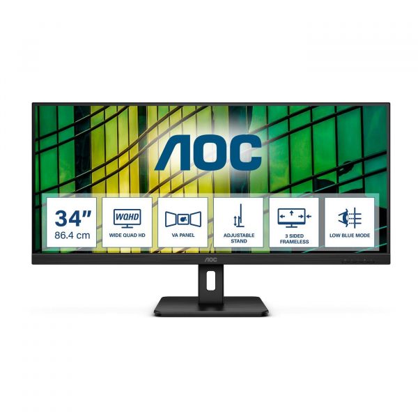 4038986110723  - Incom Group
 Monitor AOC 34" U34E2M 2xHDMI DP