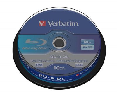 0023942437468  - Incom Group
 BD-R Verbatim 50 GB SL DataLife Cake 10