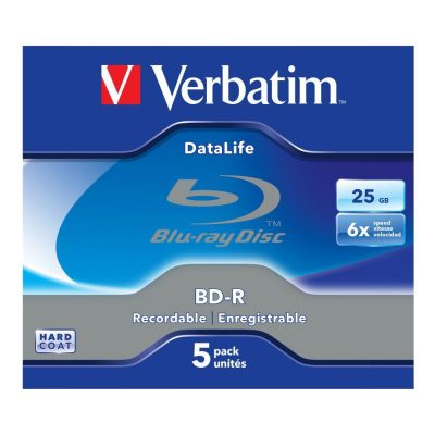 BD-R Verbatim Datalife 25GB 6x (Jewel Case 5) 0023942438366  - Incom Group
