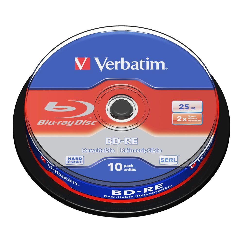  - Incom Group
 BD-RE Verbatim SL 25GB 2x Hard Coat (Spindle 10) 0023942436942