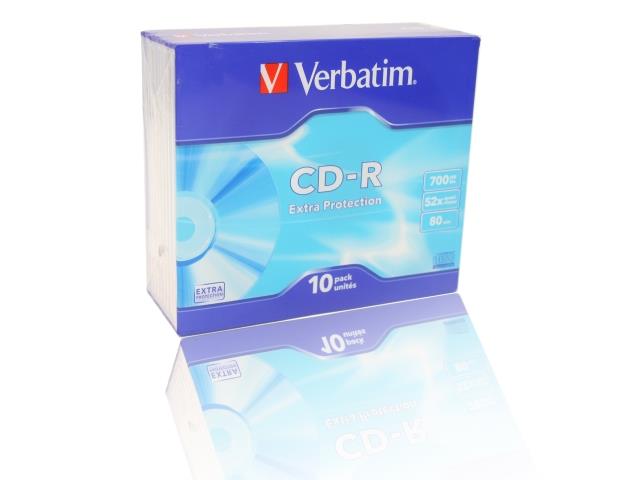 0023942434153  - Incom Group
 CD-R Verbatim 700MB Extra Protection (10 Slim)