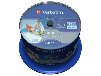  - Incom Group
 BD-R Verbatim 25GB X6 printable Datalife (Cake 50) 0023942438120