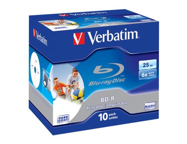 023942437130  - Incom Group
 BD-R Verbatim 25GB X6 Printable (10 jewel case)