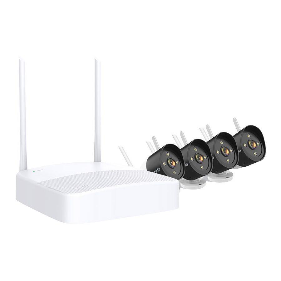 Zestaw do monitoringu Tenda K4W-3TC V2.0 4-kamery Wi-Fi RJ-45 IP66   - Incom Group
