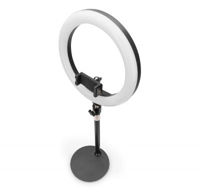 4016032485759  - Incom Group
 Lampa pierścieniowa DIGITUS LED RING 10" wysuwany stojak, uchyt na telefon, pilot, USB 2m