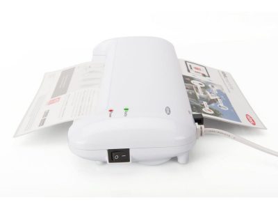 Laminator Ednet A4, prędkość: 400mm/min., grubość: 80-125 mikronów, biały  - Incom Group
 4054007916105