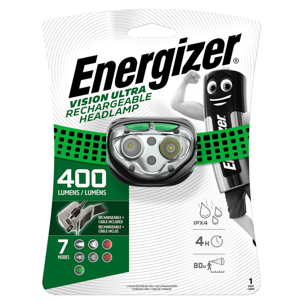 Latarka czołowa, czołówka Energizer Vision Ultra Rechargeable Headlamp  - Incom Group
 7638900426441