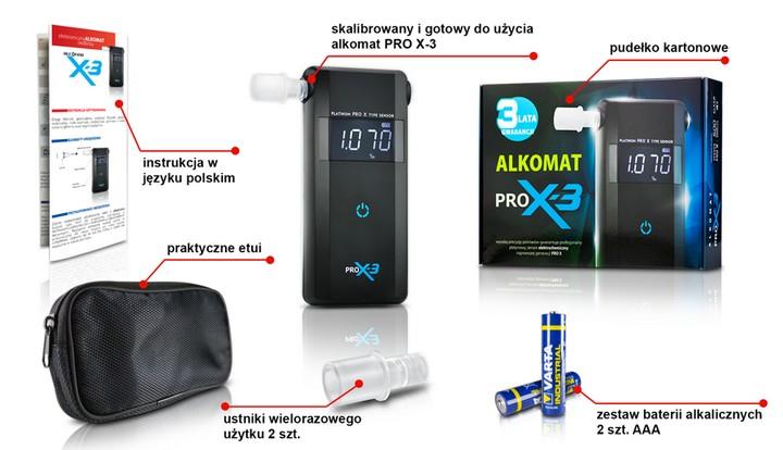  - Incom Group
 5901687922102 Alkomat elektrochemiczny AlcoFind  PRO-X-3