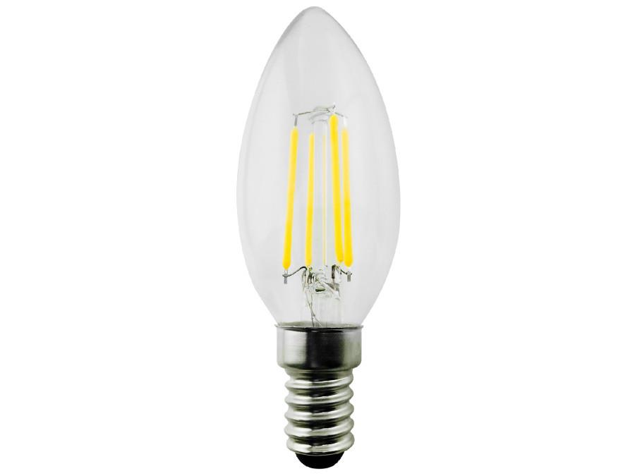 Żarówka filamentowa LED E14 Maclean MCE285 WW 4W 230V ciepła biała 3000K 400lm retro edison  - Incom Group
 5902211116097