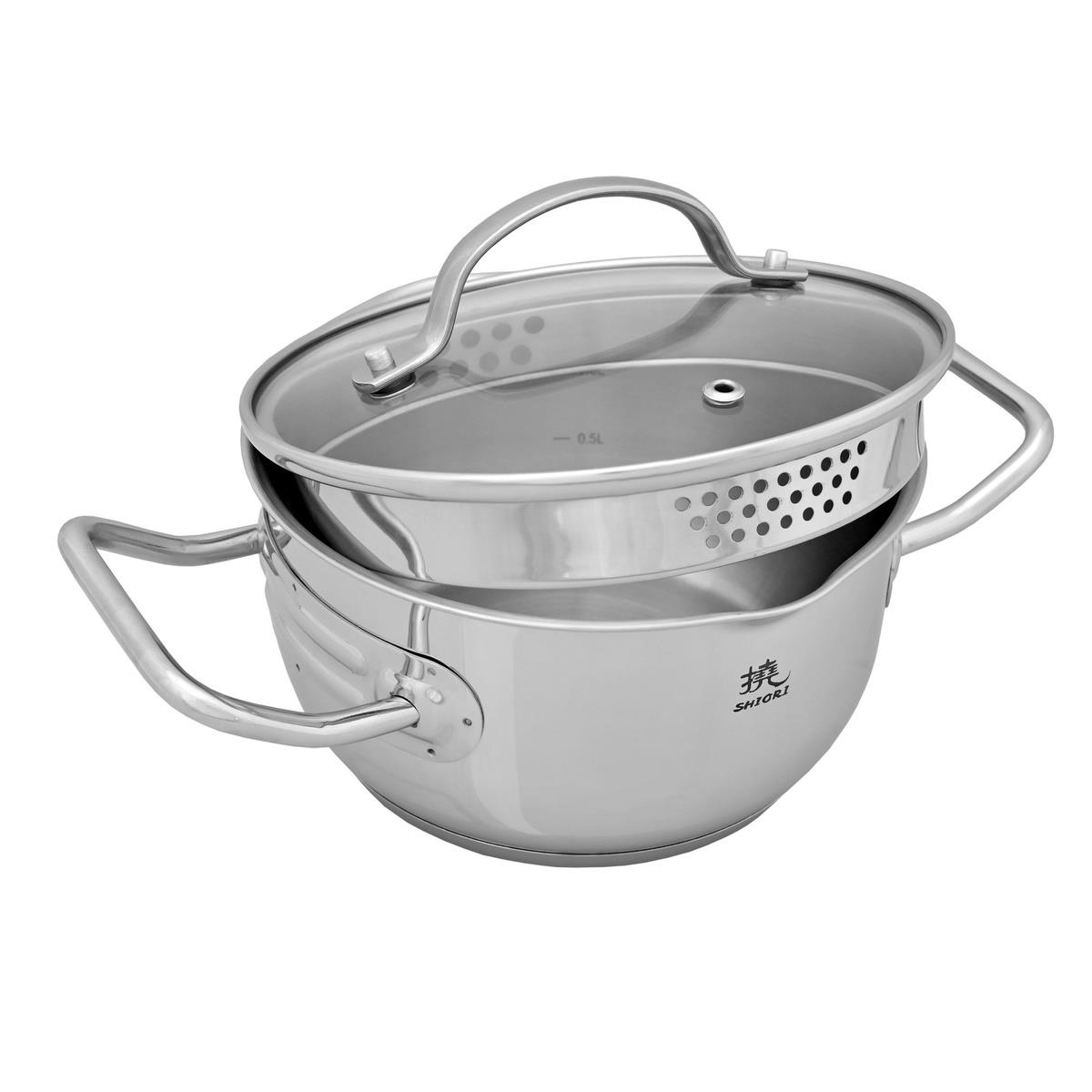 Garnek indukcja 16 cm - Shiori Steel Series Pro 316  - Incom Group
 5903839939457