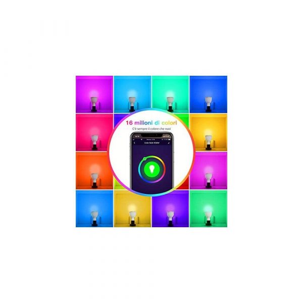 Żarówka Smart Woox LED Wi-Fi Kolorowa RGB+CCT 5W GU10 2700K-6500K 8435606703574  - Incom Group
