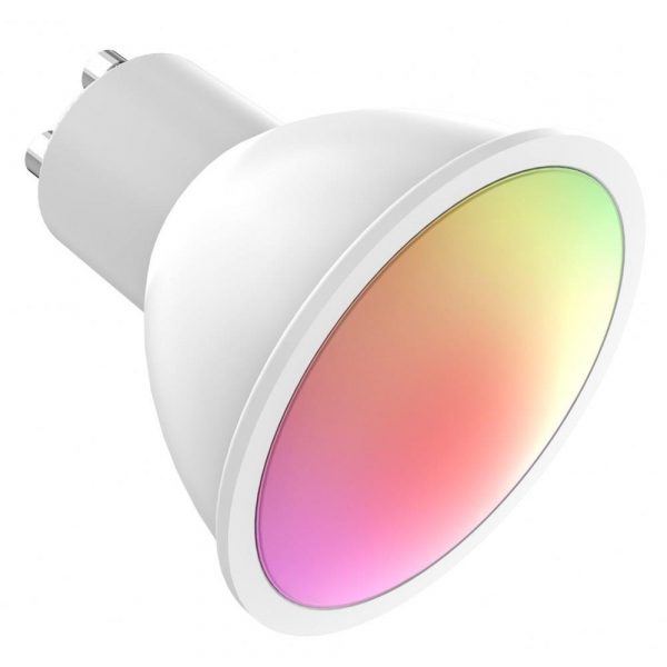 8435606703574 Żarówka Smart Woox LED Wi-Fi Kolorowa RGB+CCT 5W GU10 2700K-6500K  - Incom Group
