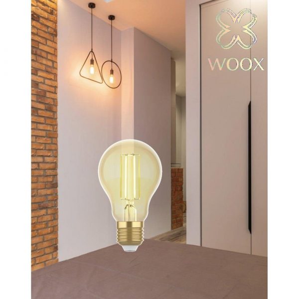 Żarówka Smart Woox Retro Filament Wi-Fi E27 8435606714938  - Incom Group
