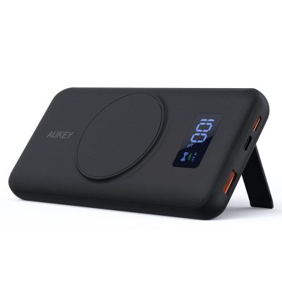  - Incom Group
 0608119204113 Powerbank Aukey PB-WL02I BK 10000 mAh USB-C Lightning MagAir