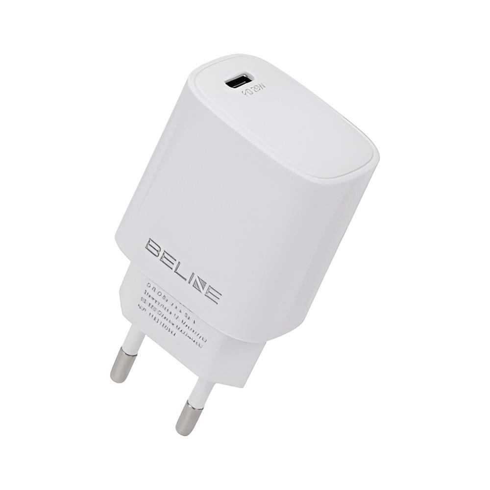 Ładowarka sieciowa Beline 20W 1xUSB-C PD 3.0 bez kabla - biała  - Incom Group
 5905359813293