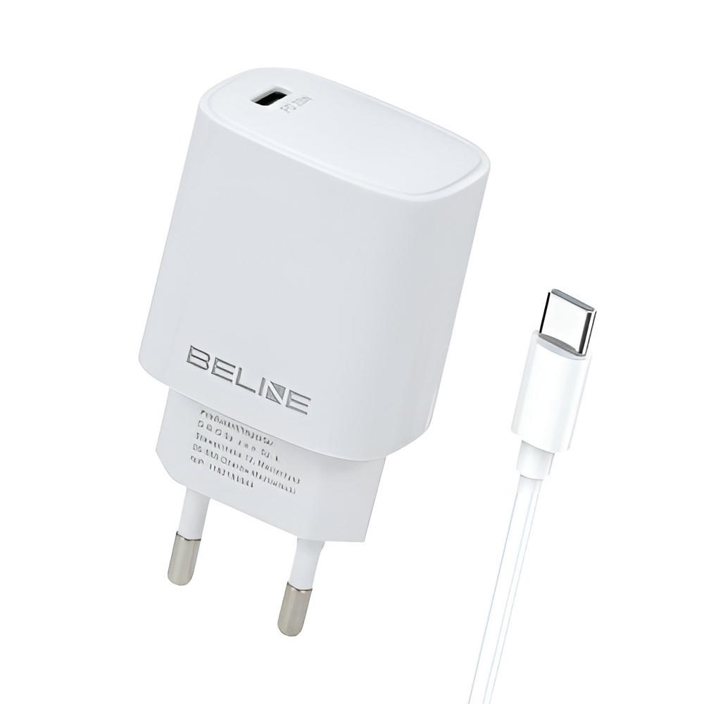  - Incom Group
 5905359813354 Ładowarka sieciowa Beline 20W 1xUSB-C PD 3.0+kabel USB-C - biała