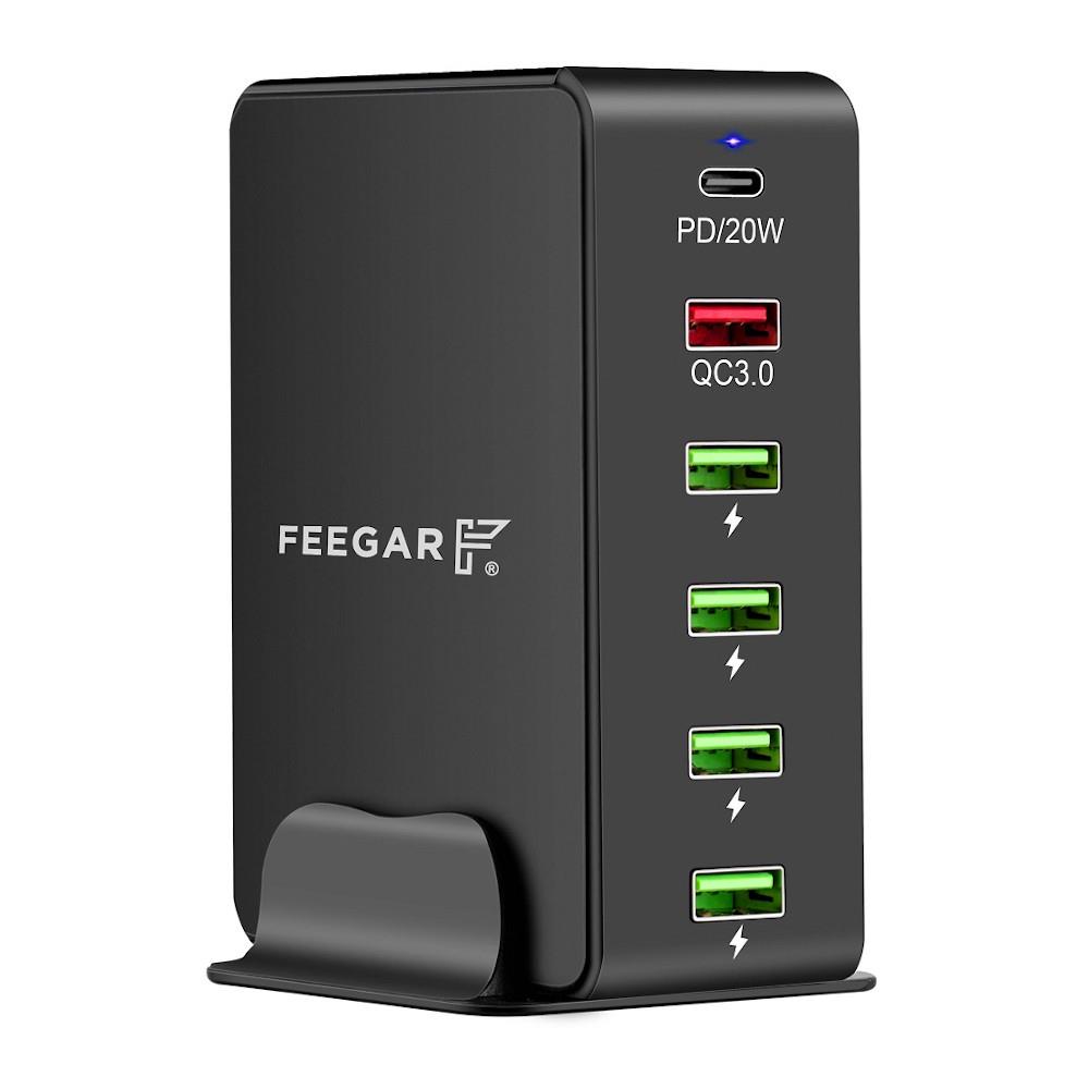  - Incom Group
 Ładowarka sieciowa Feegar Charger Tower 86W 6xUSB 5904610880173