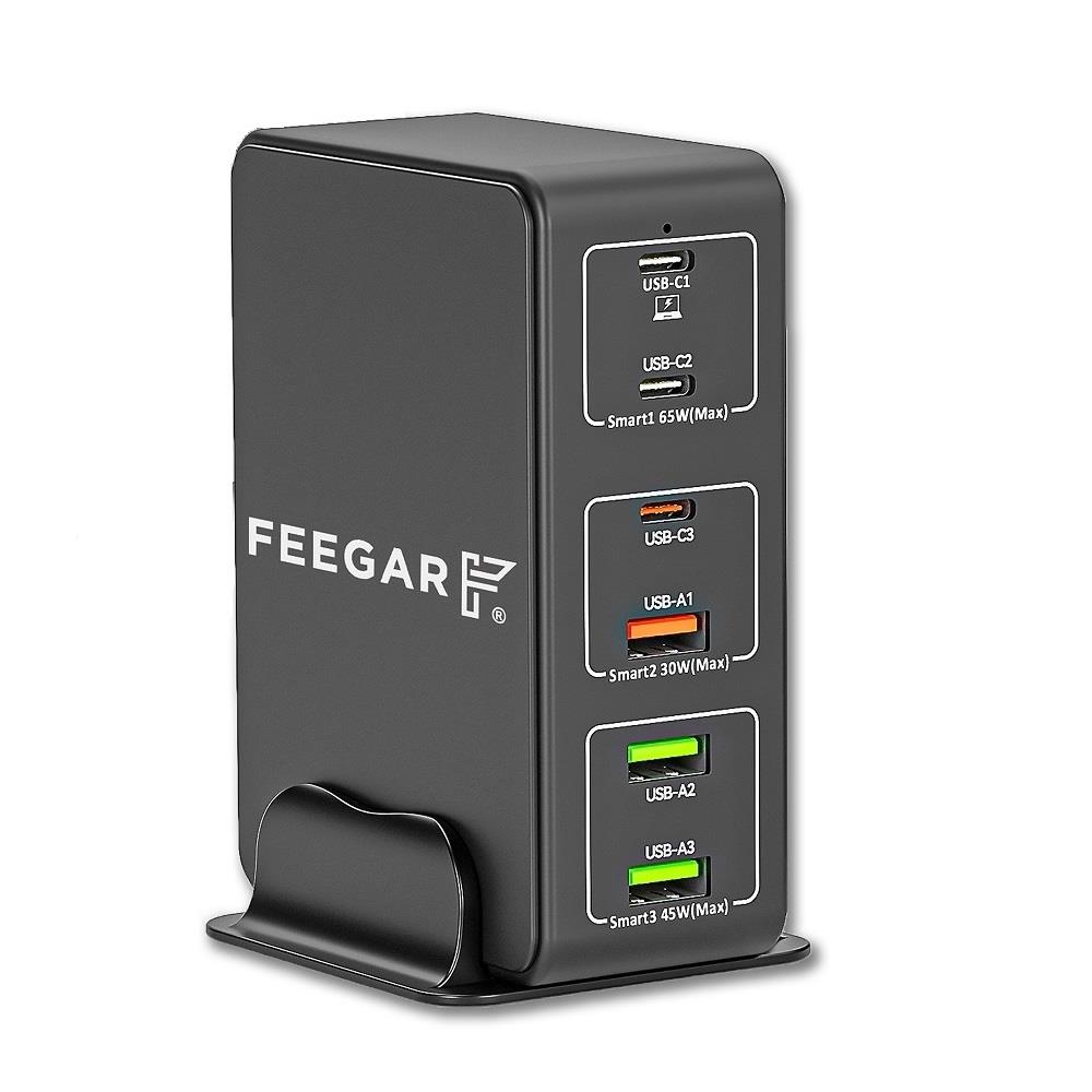 Ładowarka sieciowa Feegar Charger Tower PRO 140W 6xUSB  - Incom Group
 5904610880258