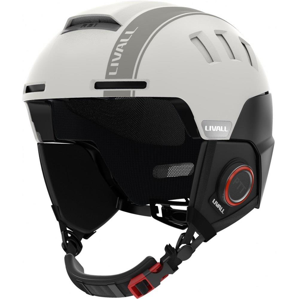 Kask narciarski inteligentny Livall RS1 57-61cm biało-czarny  - Incom Group
 6970173151745