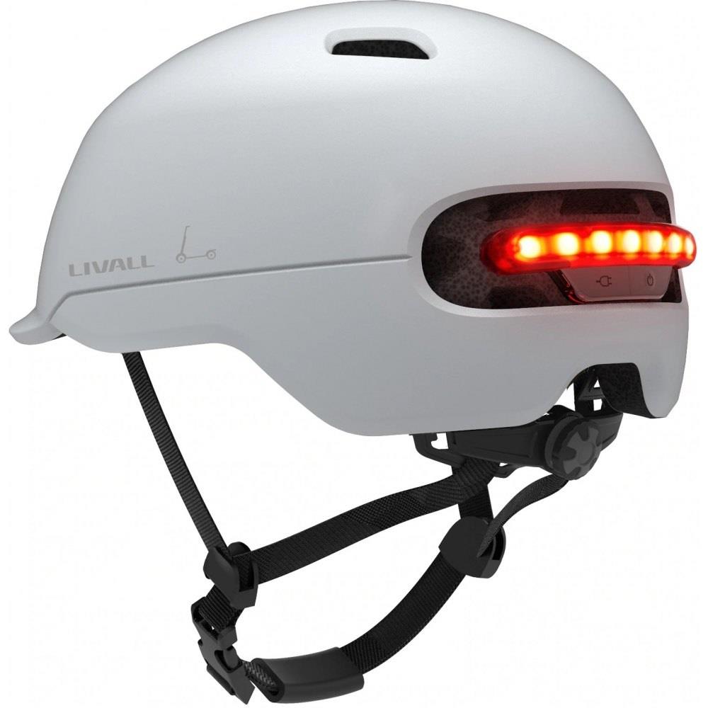  - Incom Group
 6970173152834 Kask rowerowy miejski Livall C20 LED/SOS 54-58cm