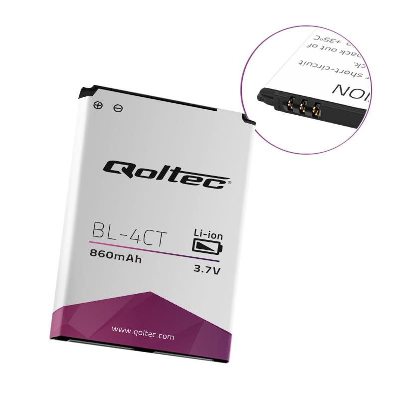 Bateria Qoltec do Nokia 5310 6700 X2 BL-4CT, 860mAh  - Incom Group
 5901878520100