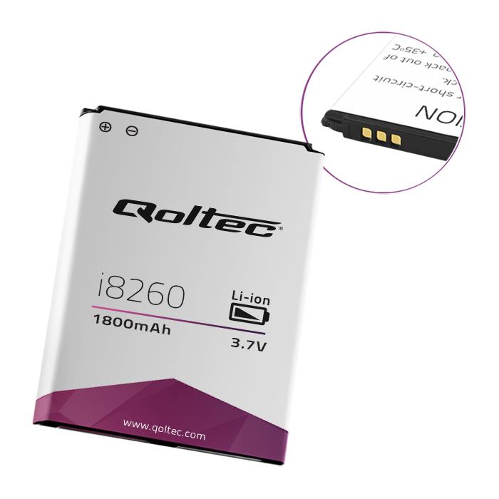 Bateria do Samsung Galaxy Core i8260 Qoltec 1800mAh 5901878520216  - Incom Group
