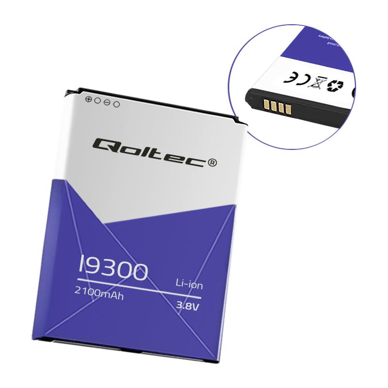 Bateria Qoltec do Samsung Galaxy SIII I9300 | 2100mAh  - Incom Group
 5901878520919