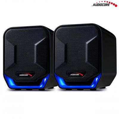 5902211108498  - Incom Group
 Głośniki Audiocore AC865B komputerowe 6W USB Blue&Black